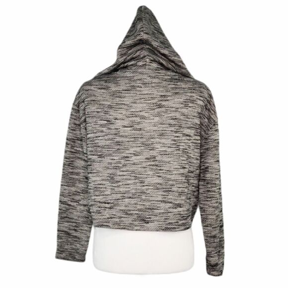 Anthropologie Saturday Sunday Cropped Tweed Hoodie - Picture 14 of 16